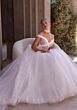 Mori Lee 2952 Ianthe Pick-Up Skirt Off The Shoulder Bridal Dress