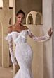Mori Lee 2954 Chymera Removable Sleeve Lace Mermaid Bridal Dress