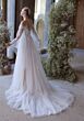 Mori Lee 2955 Kyra Illusion Neck Removable Sleeve Bridal Dress