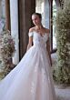 Mori Lee 2955 Kyra Illusion Neck Removable Sleeve Bridal Dress