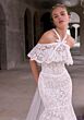 Mori Lee 2959 Theodosia Watteau Train Mermaid Lace Bridal Dress