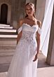 Mori Lee 2960 Xenia Pleated Sweetheart Neck A-Line Bridal Dress