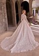 Mori Lee 2962 Delia Mandarin Collar Long Sleeve Bridal Dress
