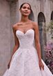 Mori Lee 2964 Cupid Scalloped Hem Lace Topper Bridal Dress