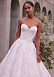 Mori Lee 2964 Cupid Scalloped Hem Lace Topper Bridal Dress