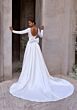 Mori Lee 2965 Virtue Long Sleeve Bow Back Overskirt Bridal Dress