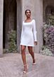 Mori Lee 2965D Virtue Scoop Back Long Sleeve Bridal Dress