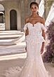 Mori Lee 2970 Daphina Peplum Waist Sweetheart Neck Bridal Dress