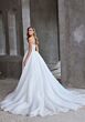 Mori Lee 2972 Arty Strappy Corset Bodice Overskirt Bridal Dress