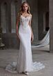 Mori Lee 2972 Arty Strappy Corset Bodice Overskirt Bridal Dress