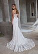 Mori Lee 2972 Arty Strappy Corset Bodice Overskirt Bridal Dress