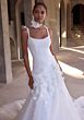 Mori Lee 2973 Anemone Lace-Up Back Scoop Neck Bridal Gown