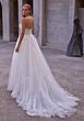 Mori Lee 2975 Cordia Puff Sleeve Removable Peplum Bridal Gown