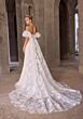 Mori Lee 2976 Sen Watteau Train Strapless Fit And Flare Bridal Gown