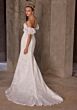 Mori Lee 2976 Sen Watteau Train Strapless Fit And Flare Bridal Gown