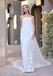 Mori Lee 2978 Calandra Straight Neck Embroidered Overlay Bridal Gown