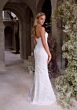 Mori Lee 2981 Victoria Draped Bodice Overskirt Brocade Bridal Gown
