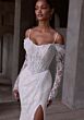 Mori Lee 2983 Leto High Slit Scalloped Hem Bridal Gown