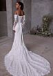 Mori Lee 2983 Leto High Slit Scalloped Hem Bridal Gown