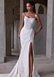 Mori Lee 2983 Leto High Slit Scalloped Hem Bridal Gown