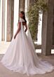 Mori Lee 2984 Loraline Shoulder Streamer Sweetheart Neck Bridal Gown
