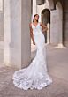 Mori Lee 2985 Fiora Removable Overskirt Plunging V-Neck Bridal Gown