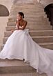 Mori Lee 2989 Helenia Strapless Draped Chapel Train Bridal Gown