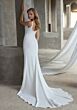 Mori Lee 2990 Iona Sleeveless Square Neck High Slit Bridal Gown