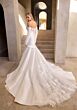 Mori Lee 2992 Renni Removable Sleeve Cutaway Train Bridal Gown