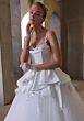 Mori Lee 2993 Liliah Ruffle Peplum Sweetheart Neck Bridal Gown