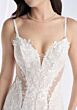 Mori Lee 2994 Nel Illusion Skirt Plunging Neck Bridal Gown