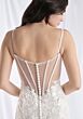 Mori Lee 2994 Nel Illusion Skirt Plunging Neck Bridal Gown