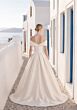 Mori Lee 1010061 Tenera Off The Shoulder Satin Draped Wedding Dress