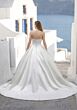 Mori Lee 1010062 Teyana Satin Beaded Scoop Neck Wedding Dress