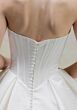 Mori Lee 1010062 Teyana Satin Beaded Scoop Neck Wedding Dress