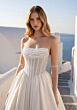 Mori Lee 1010063 Tosca Satin Skirt Beaded Bodice Wedding Dress