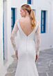 Mori Lee 1010065 Tiviane Long Sleeve Cutaway Lace Train Wedding Dress