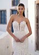 Mori Lee 1010072 Tizette Plunging Neck Trumpet Wedding Dress
