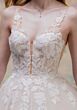 Mori Lee 1010075 Tamina Plunging Neck Tulle Skirt Wedding Dress