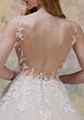 Mori Lee 1010075 Tamina Plunging Neck Tulle Skirt Wedding Dress