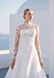 Mori Lee 1010077 Tovella Illusion Topper Strapless Satin Wedding Dress