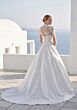 Mori Lee 1010077 Tovella Illusion Topper Strapless Satin Wedding Dress