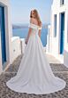 Mori Lee 1010079 Tayn Off The Shoulder Mikado Overskirt Bridal Gown