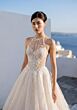 Mori Lee 1010080 Tressa Halter Neck Illusion Bodice Lace Wedding Gown