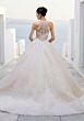 Mori Lee 1010080 Tressa Halter Neck Illusion Bodice Lace Wedding Gown