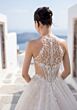Mori Lee 1010080 Tressa Halter Neck Illusion Bodice Lace Wedding Gown