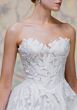Mori Lee 1010083 Tovara Strapless Embroidered Satin Wedding Gown