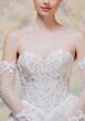 Mori Lee 1010086 Tera Lace Sweetheart Neck Long Sleeve Wedding Gown