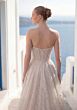 Mori Lee 1010087 Tandie Removable Overskirt Slim-Flare Wedding Gown