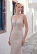 Mori Lee 1010088 Telani Sheer Back Cap Sleeve Mermaid Wedding Gown